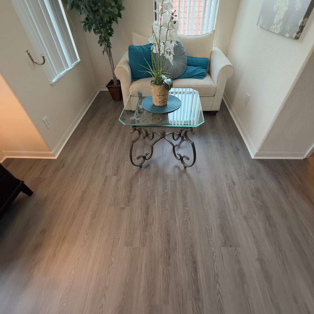 Luxury vinyl plank flooring